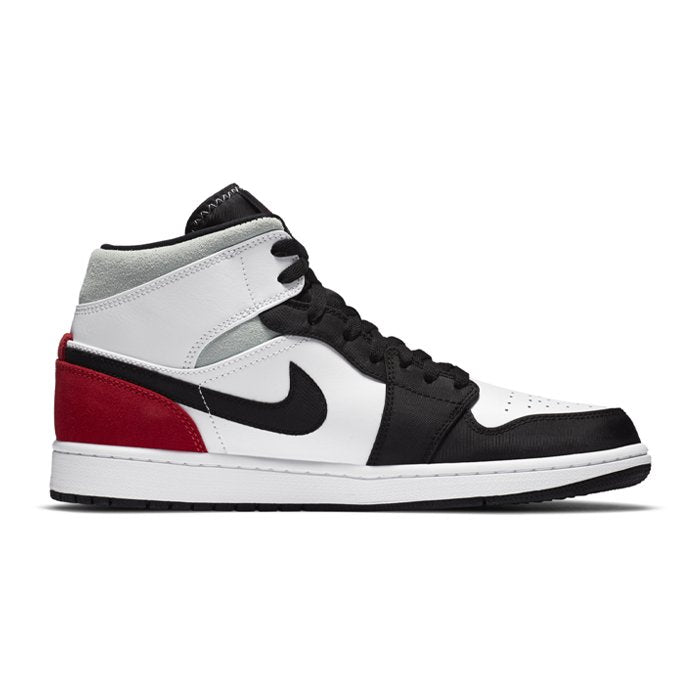 Jordan 1 black toe mid on sale