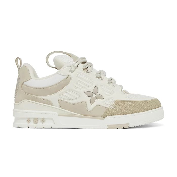 Louis Vuitton LV Skate Sneaker Beige White - HYPE ELIXIR