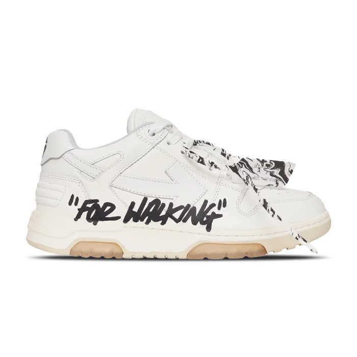 OFF-WHITE Out Of Office Low For Walking White Black - HYPE ELIXIR