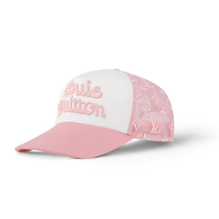 Louis Vuitton by Tyler, the Creator Mesh Signature Cap Pink - HYPE ELIXIR