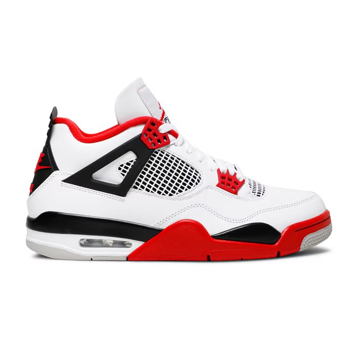 Jordan 4 Retro Fire Red - Get legit Jordan 4 sneakers online on HYPE ELIXIR