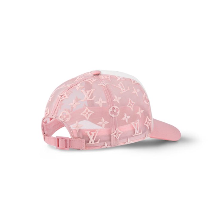Louis Vuitton by Tyler, the Creator Mesh Signature Cap Pink - HYPE ELIXIR