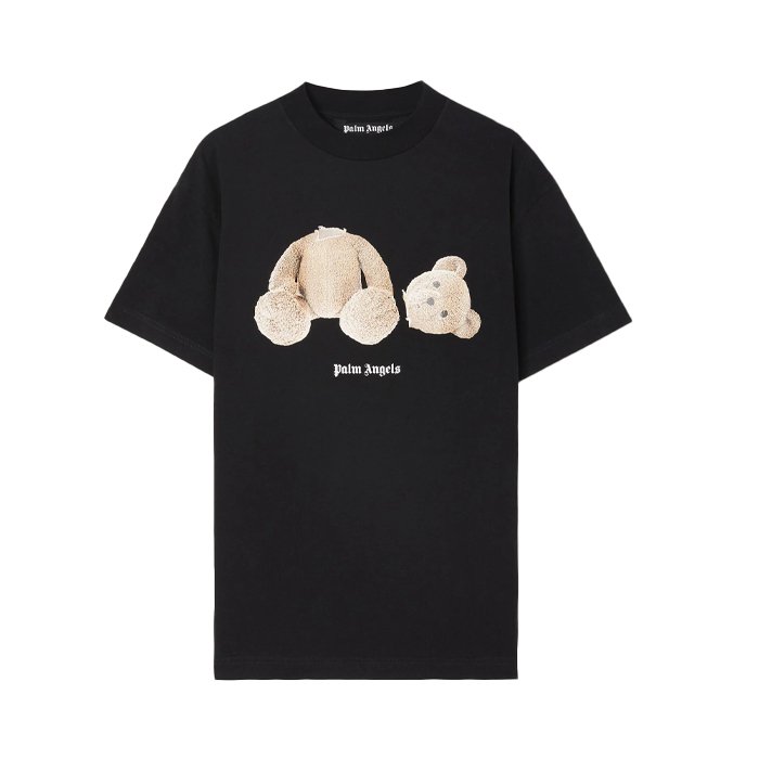 Palm Angels Teddy Bear T-shirt Black - HYPE ELIXIR one stop destination for authentic palm angels t-shirt