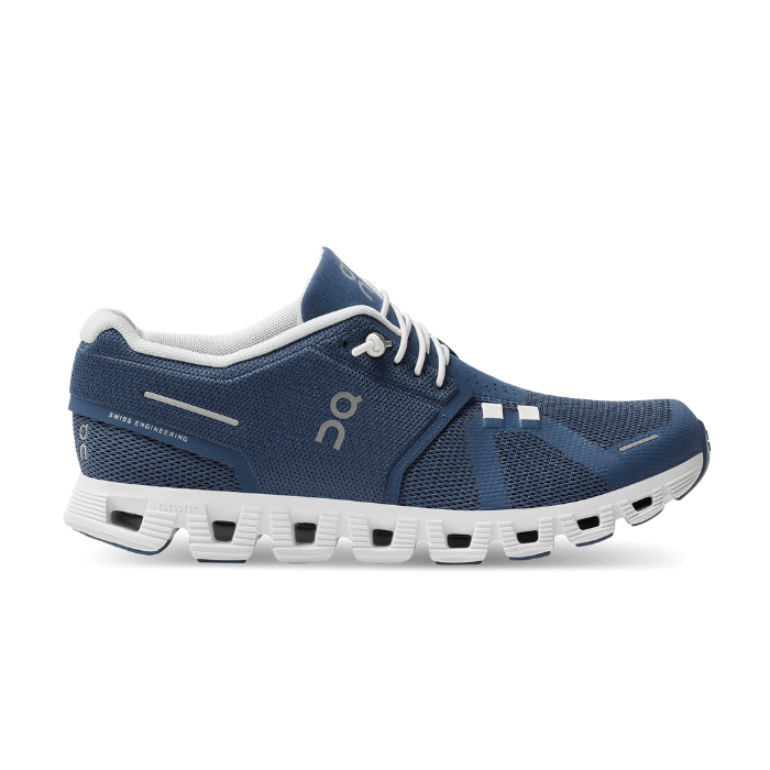 On Running Cloud 5 Womens Denim White