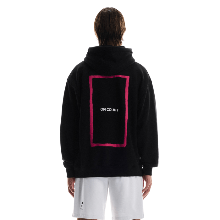 On Running Club Hoodie Tennis Black