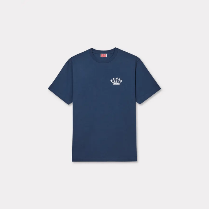 Kenzo Paris 'KENZO Dragonfly' embroidered T-shirt Blue