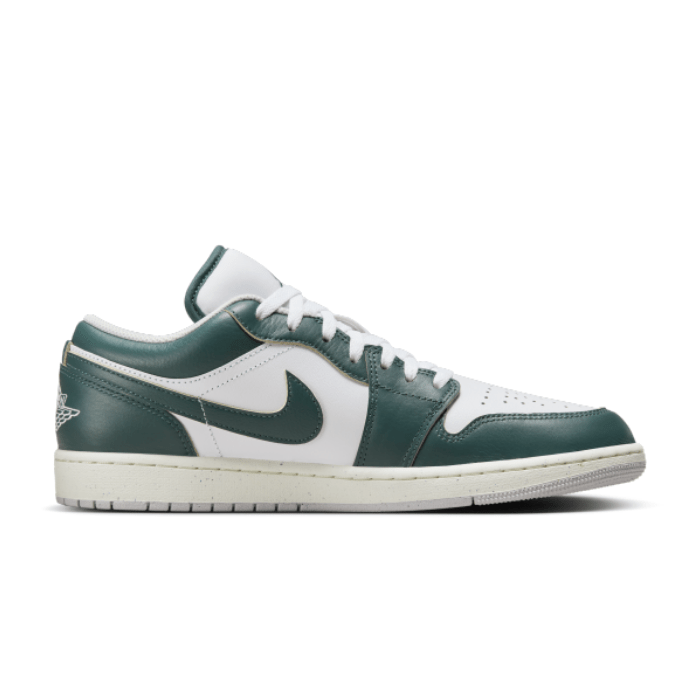 "Air Jordan 1 Low SE Oxidized Green sneakers by Hype Elixir – sleek low-top design featuring a unique oxidized green colorway for a standout, stylish look."