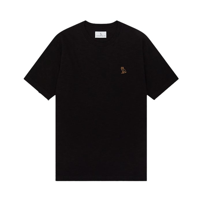 Ovo Classic Slub T-shirt Black