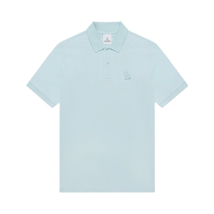 Ovo Classic Short Sleeved Polo Light Blue