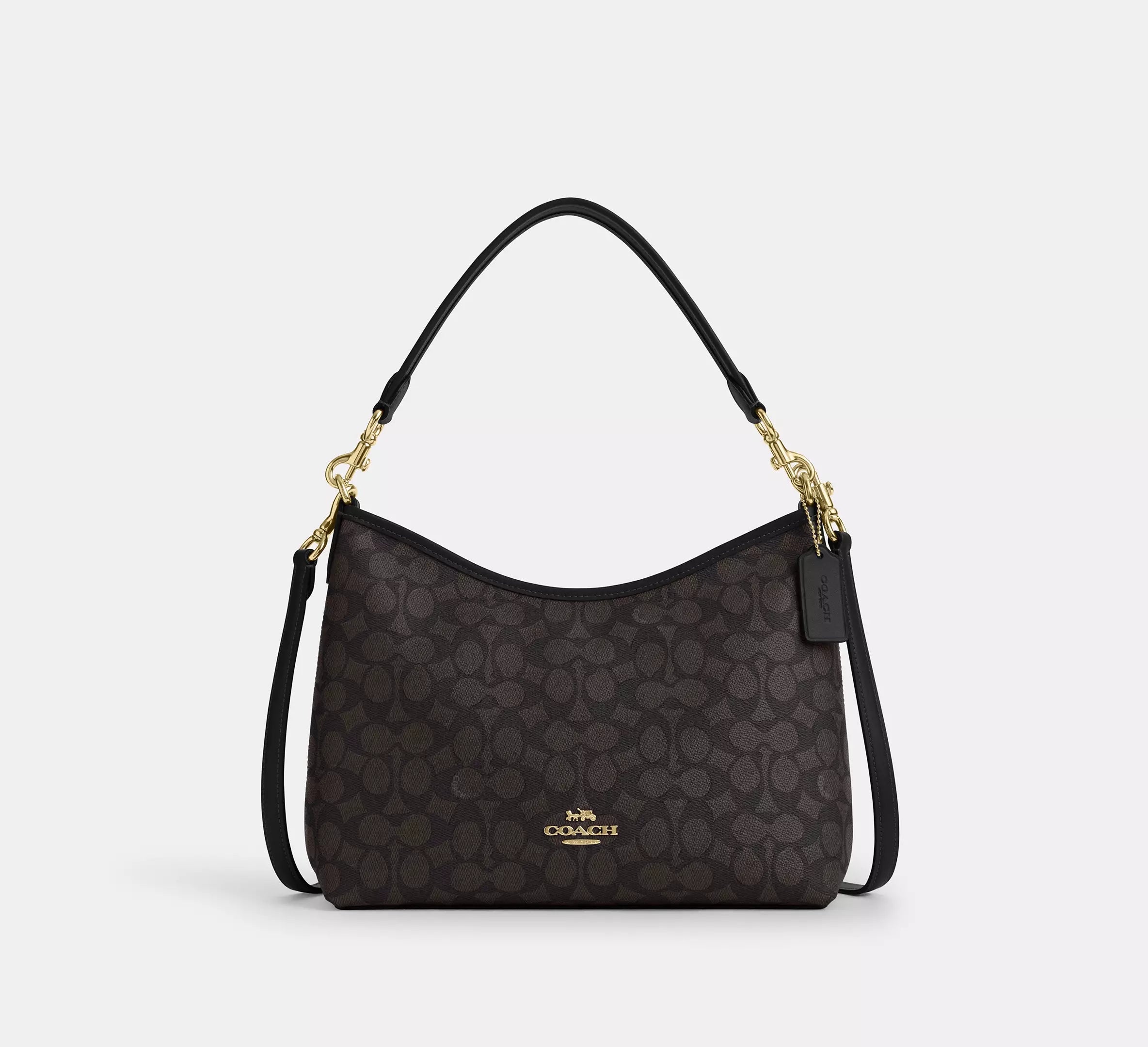 Coach Laurel Shoulder Bag In Signature Canvas