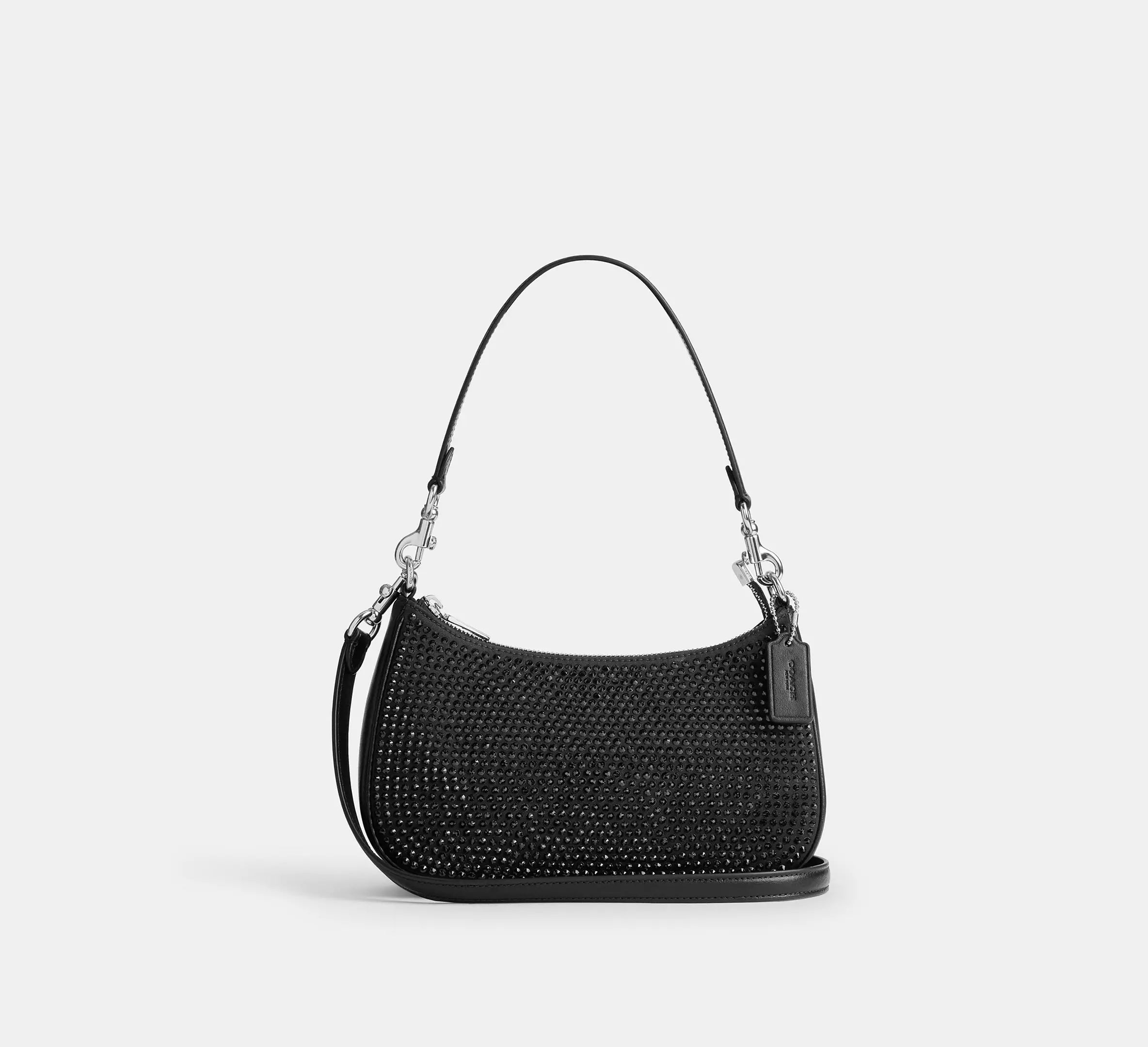 Coach Teri Shoulder Bag Silver / Black