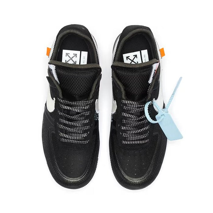 Off-White x Air Force 1 Low 'Black' - HYPE ELIXIR