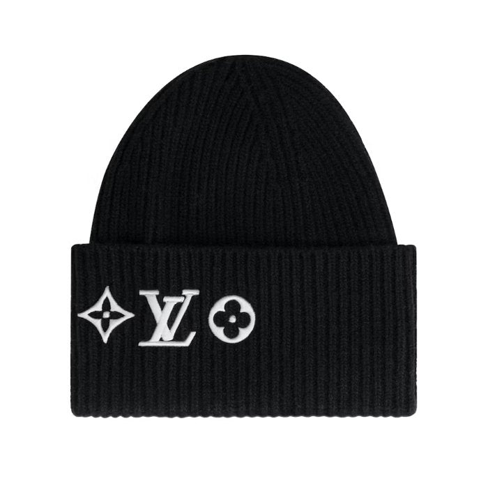 Louis Vuitton LV Headline Beanie Black - HYPE ELIXIR