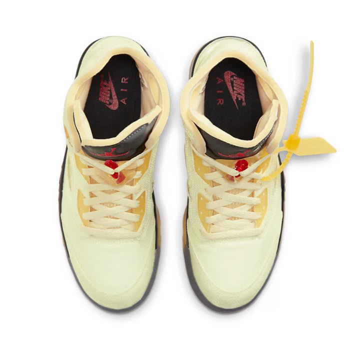 Off-White x Air Jordan 5 SP 'Sail' - HYPE ELIXIR one stop destination for authentic hype sneakers